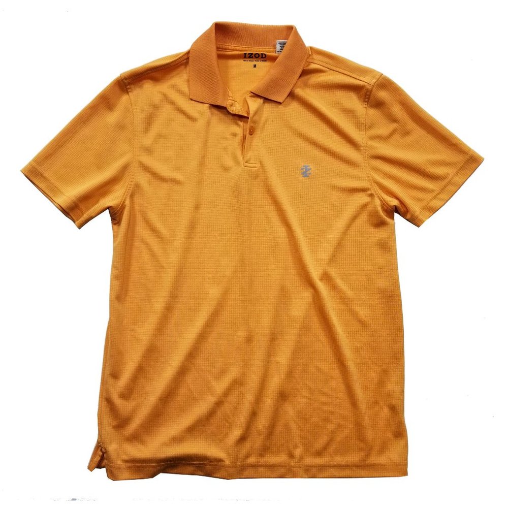 Izod Orange Polo quick Dry T-Shirt Polyester M